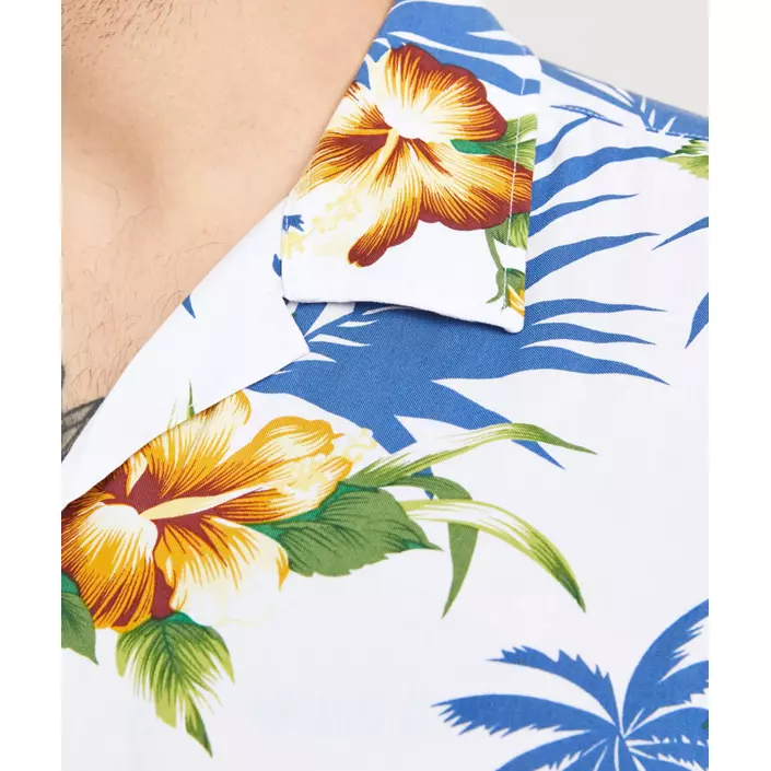 Jack & Jones Plus JJEJEFF short-sleeved Hawaii shirt, Cloud Dancer, large image number 3