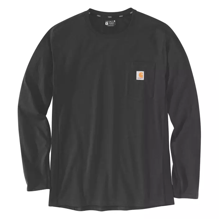 Carhartt långärmad T-shirt, Black, large image number 0