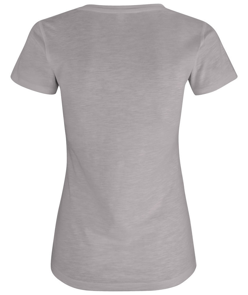Clique Slub dame T-shirt, Gr&aring;, large image number 1