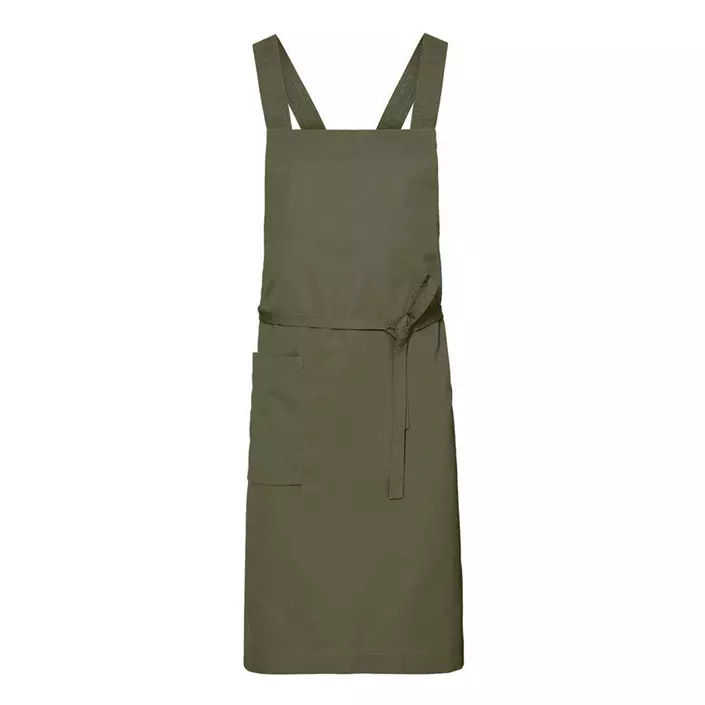 Segers 4577 bib apron, Olive Green, Olive Green, large image number 1