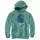 Carhartt Logo Hoodie, Slate Green, Slate Green, swatch