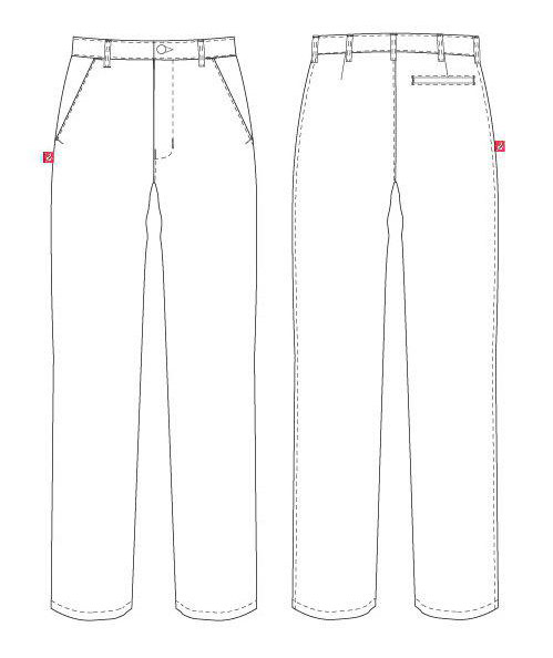 Segers byxa dam med stretch, Sand, large image number 2