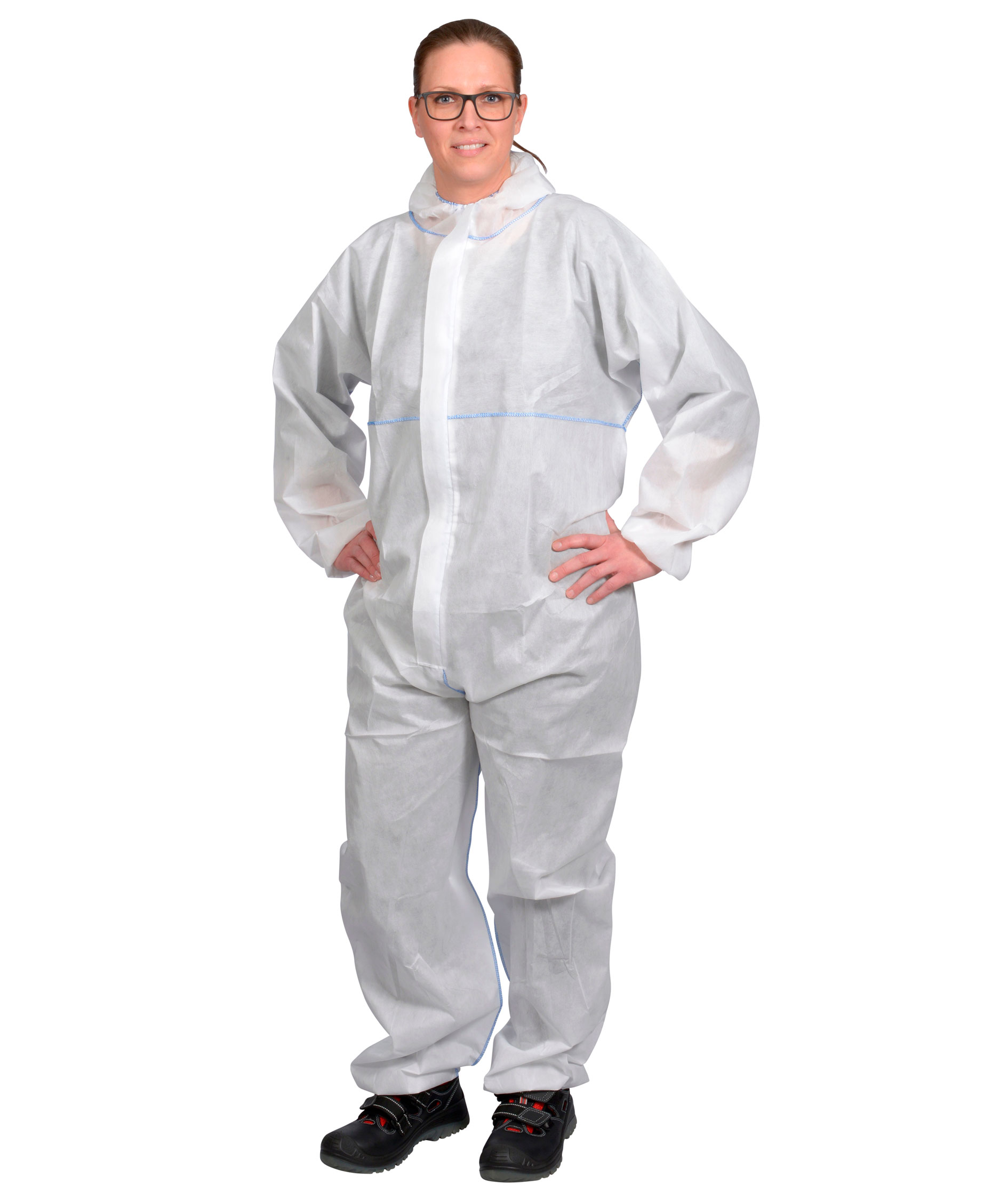 OX-ON InSafe SMS protective coverall, White