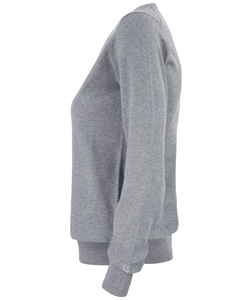 Cutter & Buck Oakville stickad tr&ouml;ja dam, Gr&aring;melerad, large image number 2