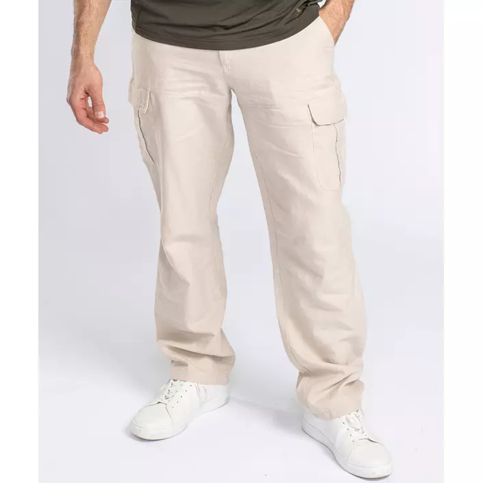 Pinewood Värnamo NartureSafe bukser med hør, Linen Beige, large image number 3