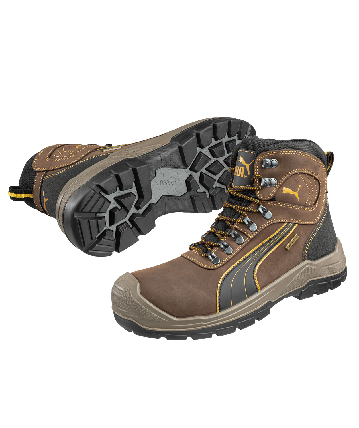 Puma Sierra Nevada Mid safety boots S3, Brown, large image number 5