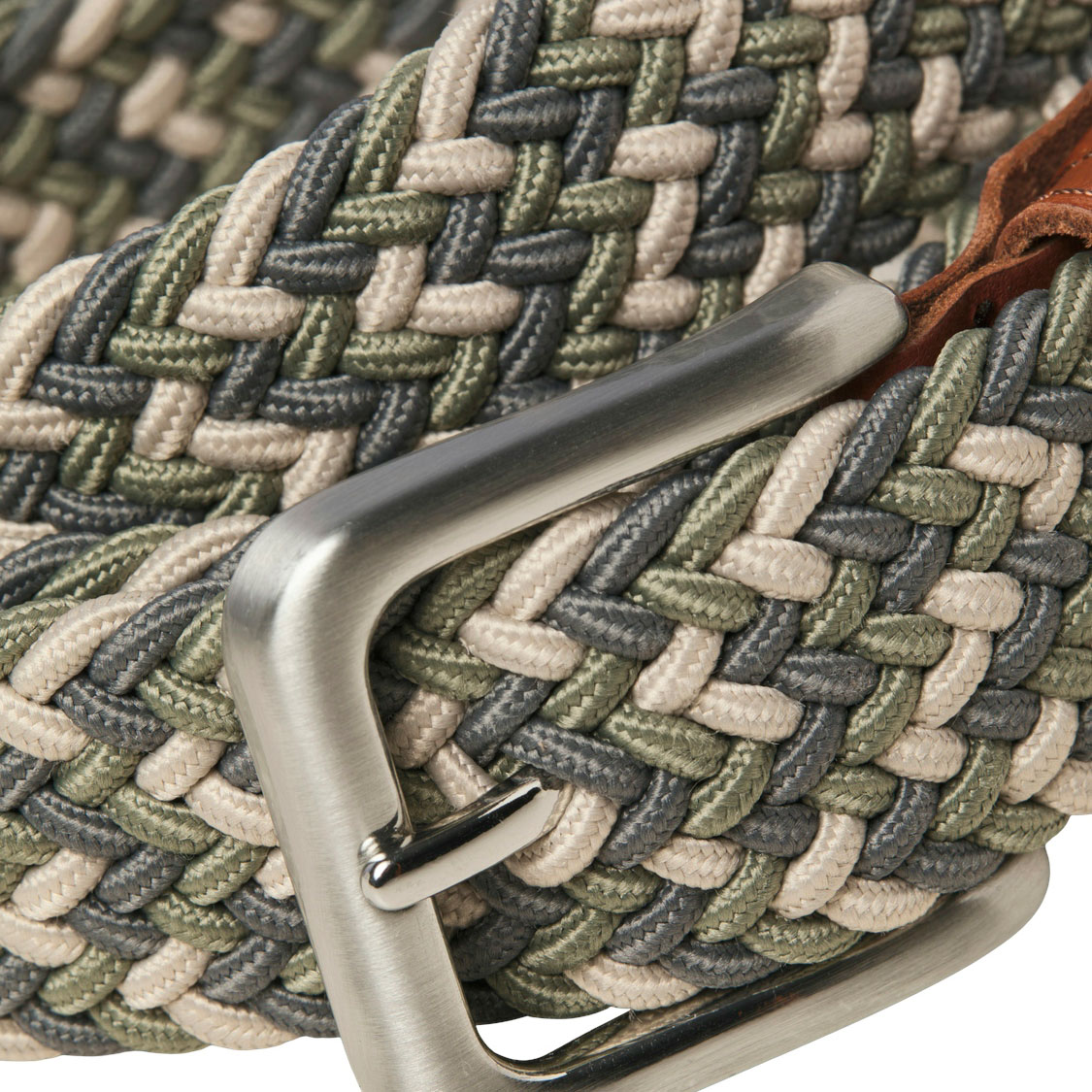 Jack & Jones JACSPRING elastiskt b&auml;lte, Iceberg Green