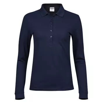 Tee Jays Luxury women's long-sleeved polo shirt, Navy