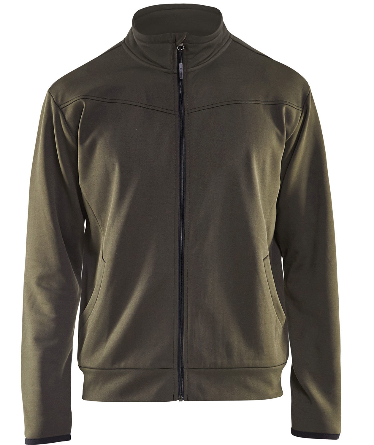 Bl&aring;kl&auml;der Unite sweat cardigan, Olivengr&oslash;n/Sort, Olivengr&oslash;n/Sort, swatch