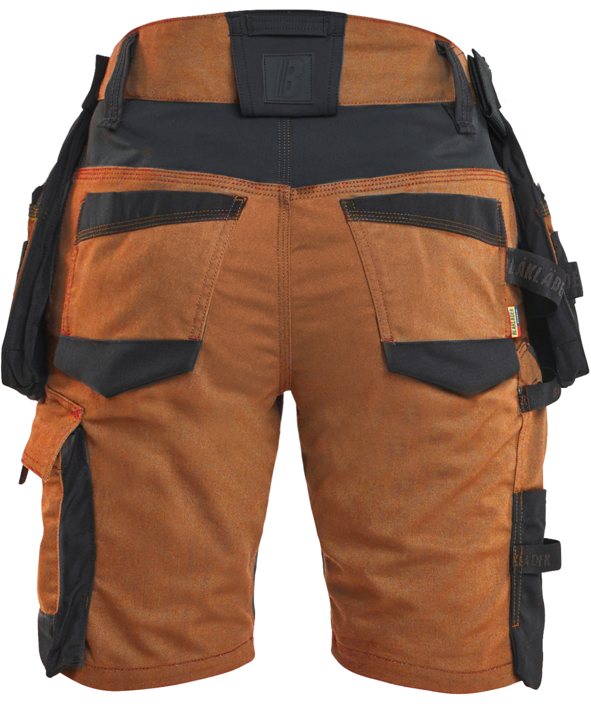 Bl&aring;kl&auml;der Striker Damen Handwerkershorts, Rost/schwarz, large image number 1