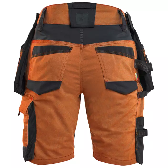 Blåkläder Striker Damen Handwerkershorts, Rost/schwarz, large image number 1