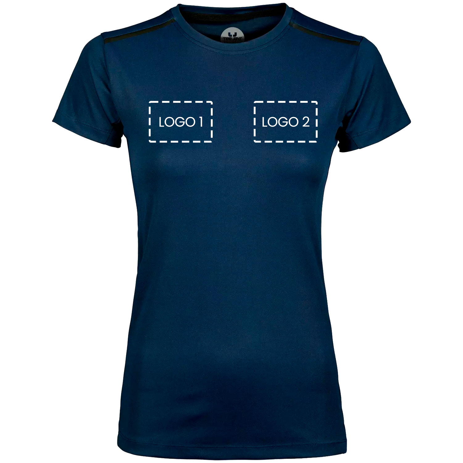 Tee Jays women's luxury T-shirt with logo print, , large image number 1