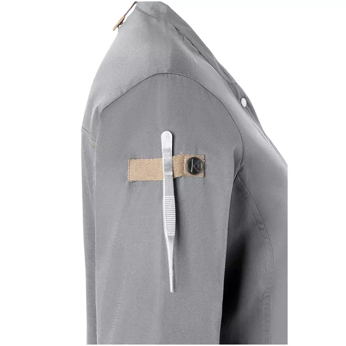 Karlowsky Green-Generation women's chefs jacket, Platinum grey, large image number 6