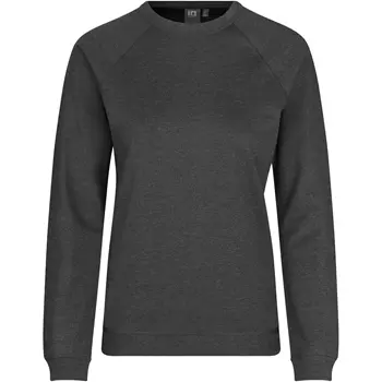 ID Core sweatshirt dam, Antracit Grey Melerad