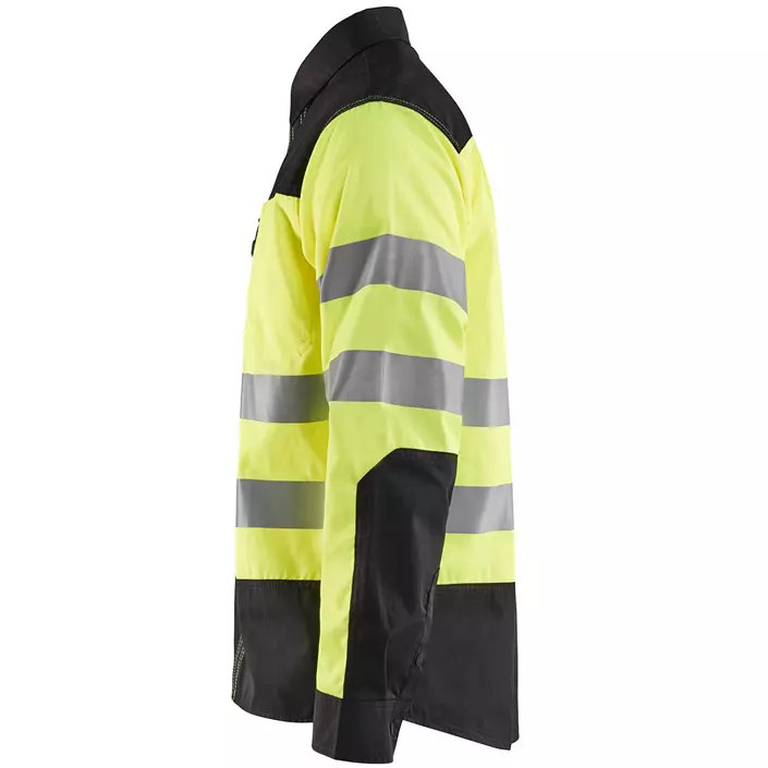 Blåkläder work shirt, Hi-vis Yellow/Black, large image number 2