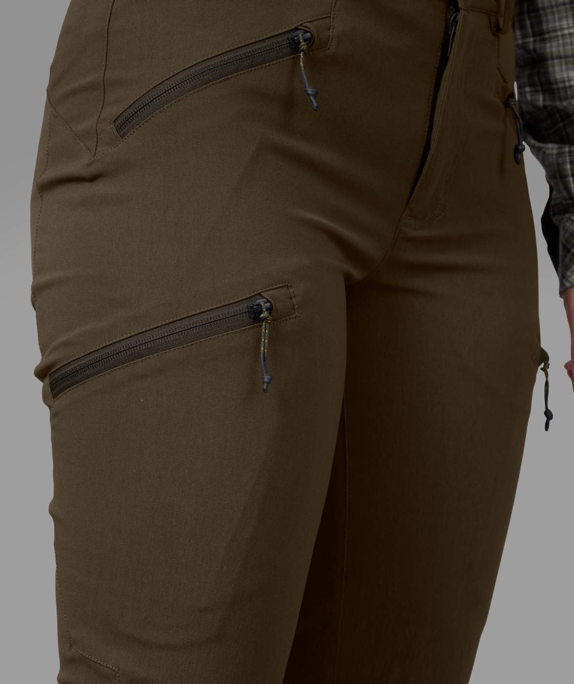 Seeland Larch stretch women's trousers, Pine green, large image number 5