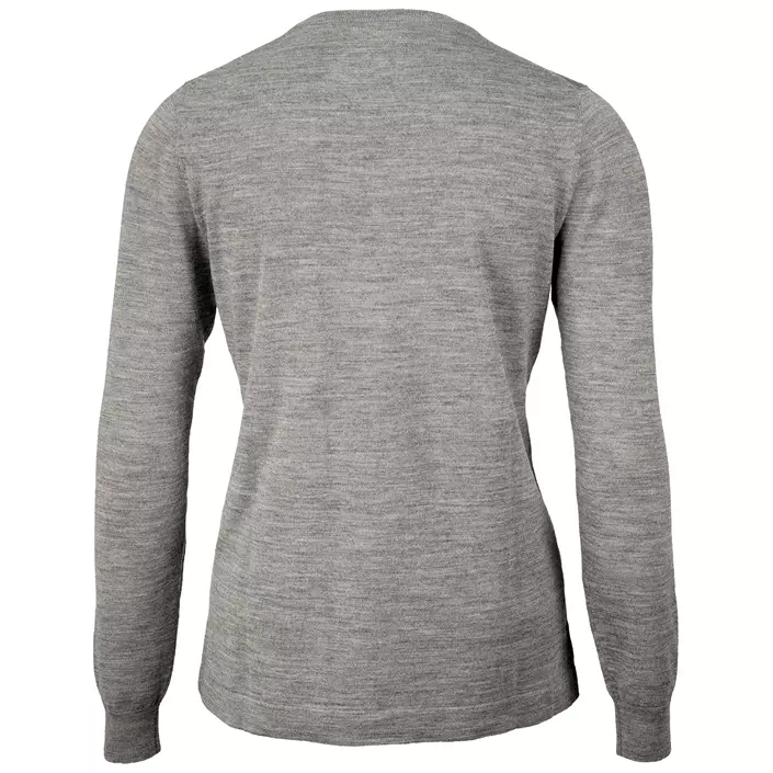 Nimbus Ashbury stickad tröja dam med merinoull, Grå melange, large image number 1