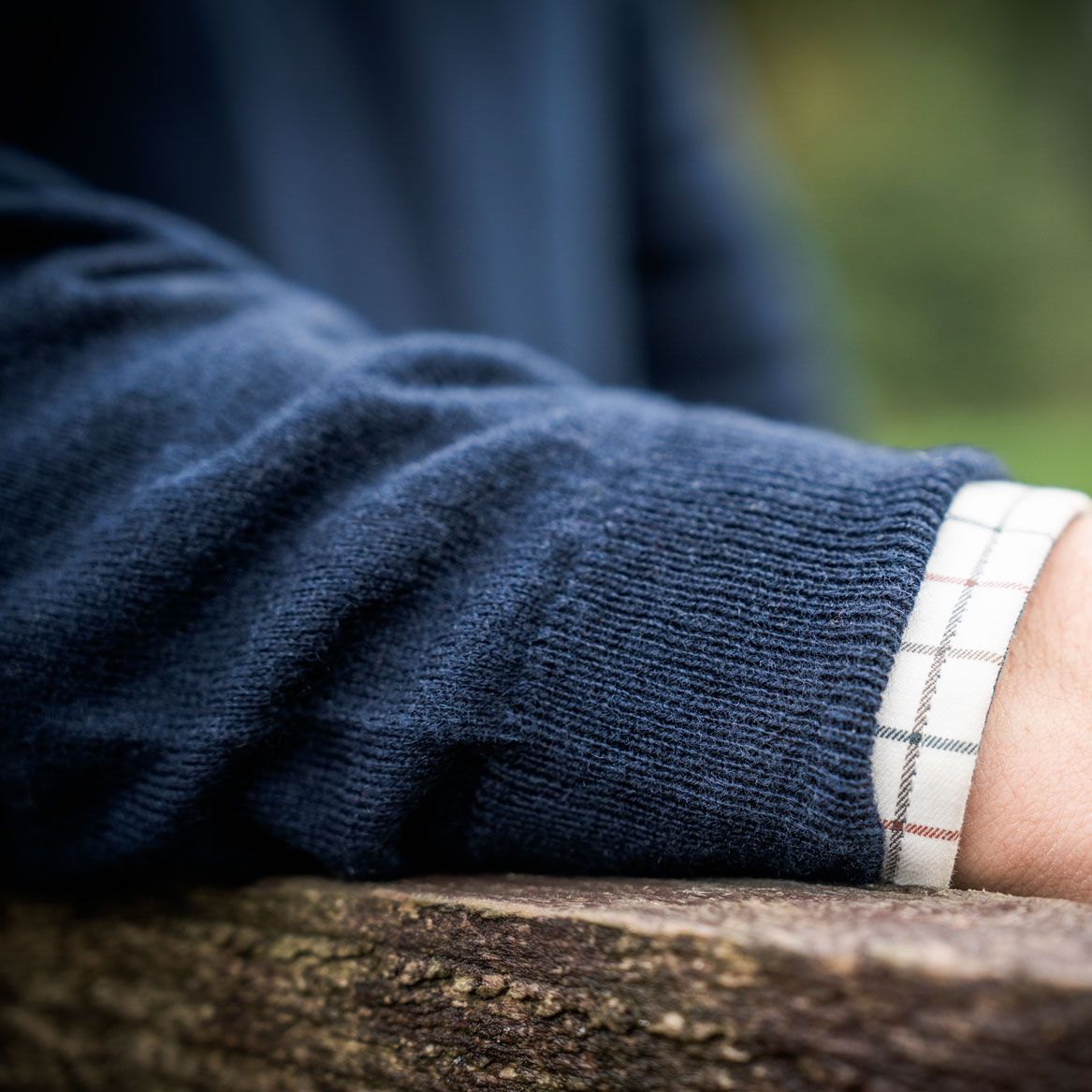 Seeland Pine stickad tr&ouml;ja med merinoull, Dark Sapphire, large image number 6