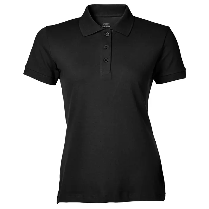 Mascot Crossover Grasse women's polo shirt, Black, large image number 0