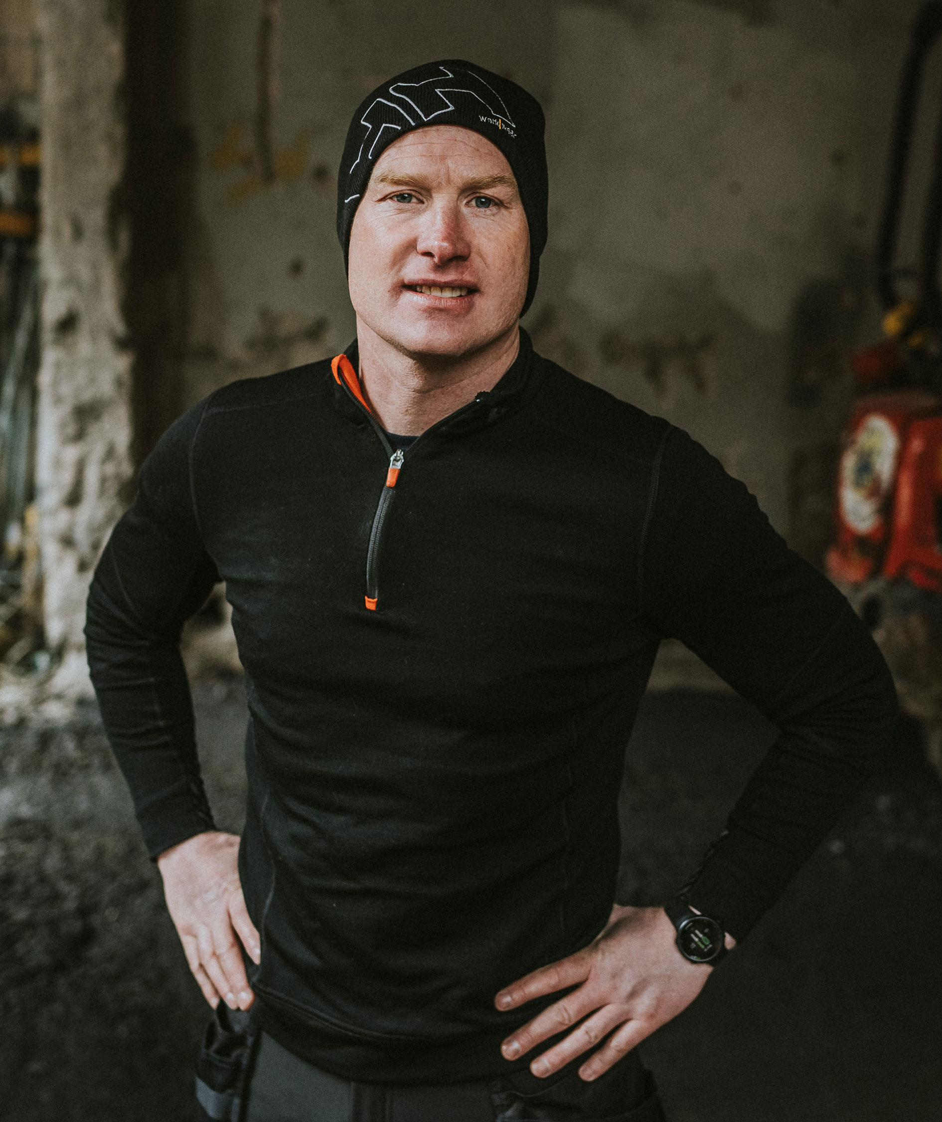 Helly Hansen Classic logo beanie, Black