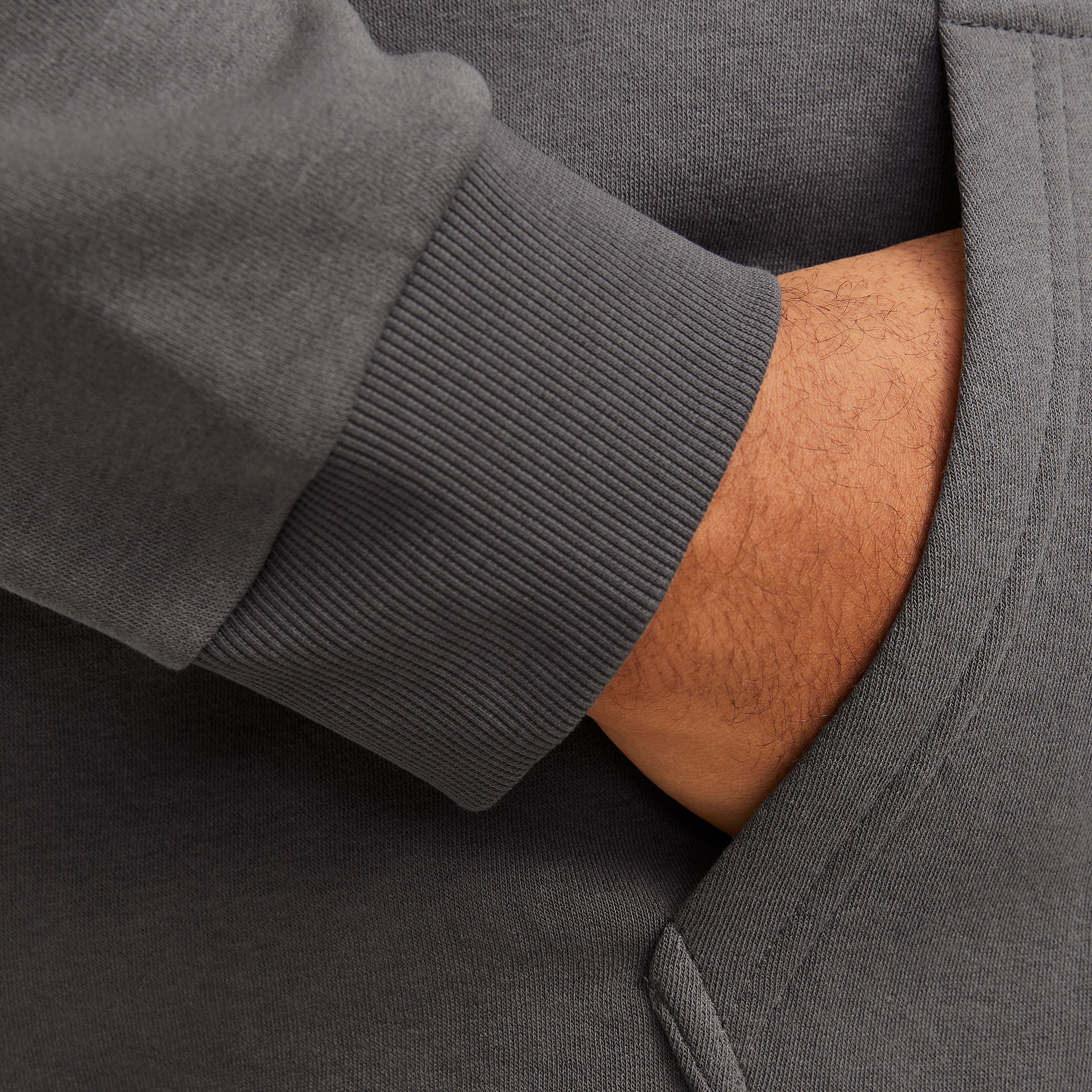 Jack & Jones Plus JJEBRADLEY hoodie, Castlerock, large image number 2