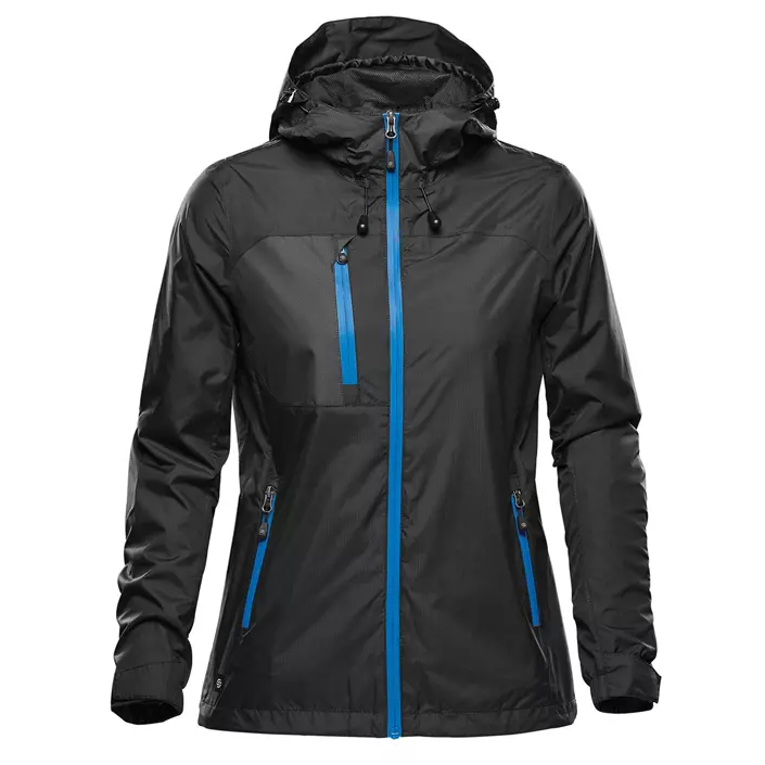 Stormtech Olympia women's shell jacket, Black/Azur blue, large image number 1