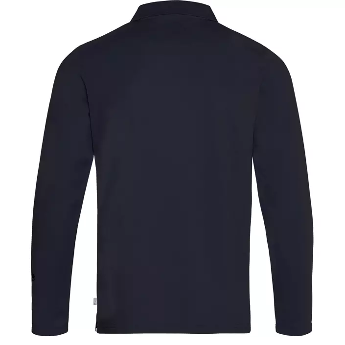 Pitch Stone long-sleeved polo shirt, Navy, large image number 1