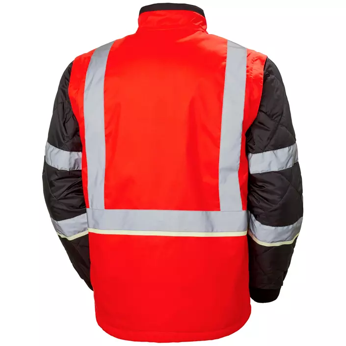 Helly Hansen UC-ME insulator jacket, Hi-Vis Red/Ebony, large image number 2