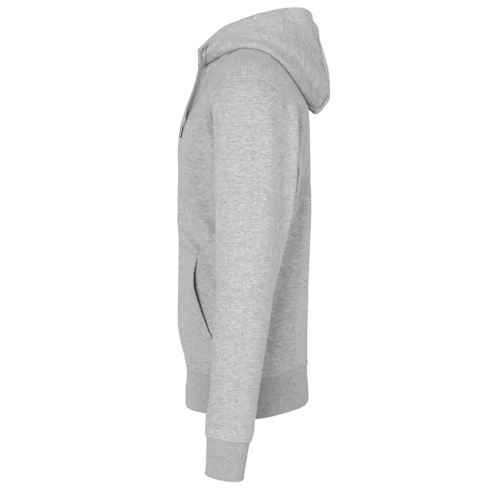 ID hoodie with zipper, Grey Melange, large image number 3