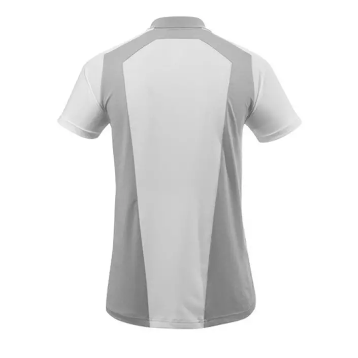 Mascot Advanced polo shirt, Grey-mottled/white, large image number 2