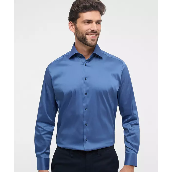 Eterna Performance Modern Fit shirt, Smoke blue, large image number 1