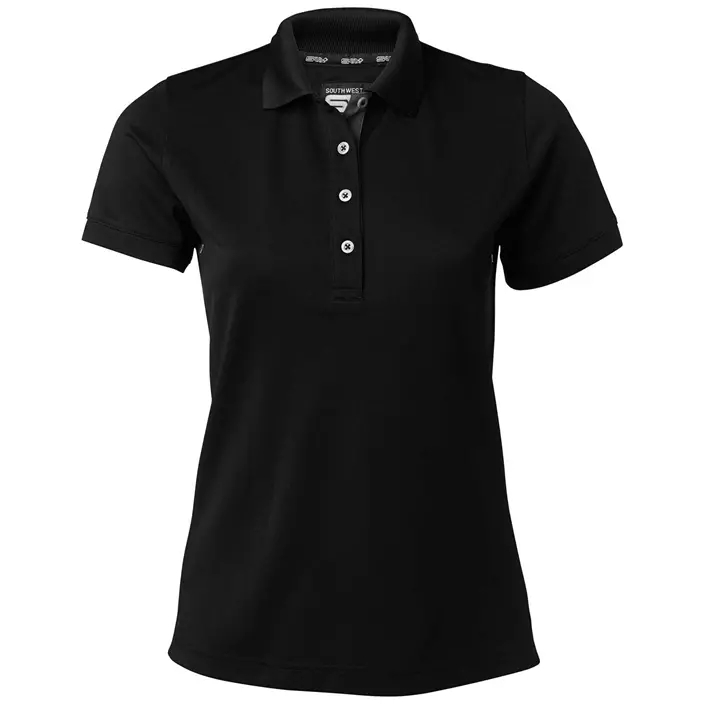 South West Sandy dame polo T-shirt, Sort, large image number 0