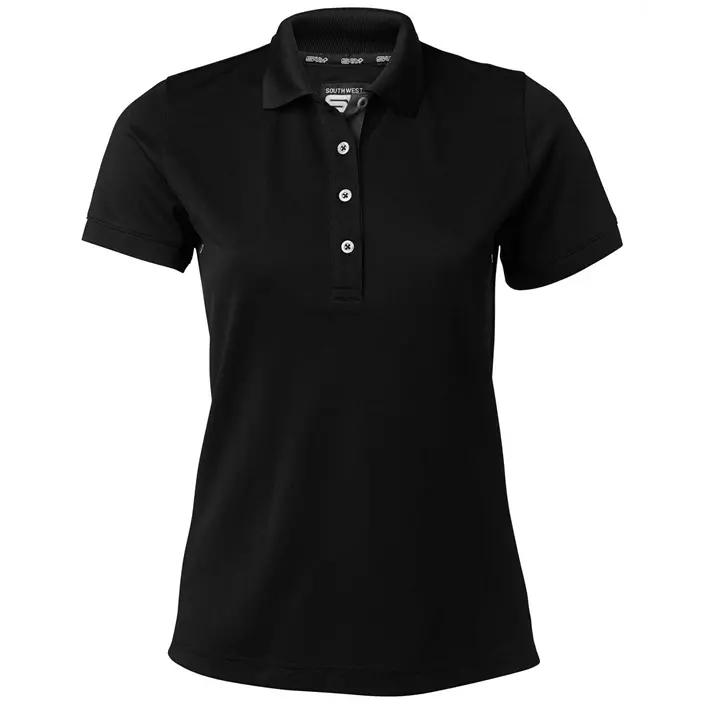South West Sandy women's polo shirt, Black, large image number 0