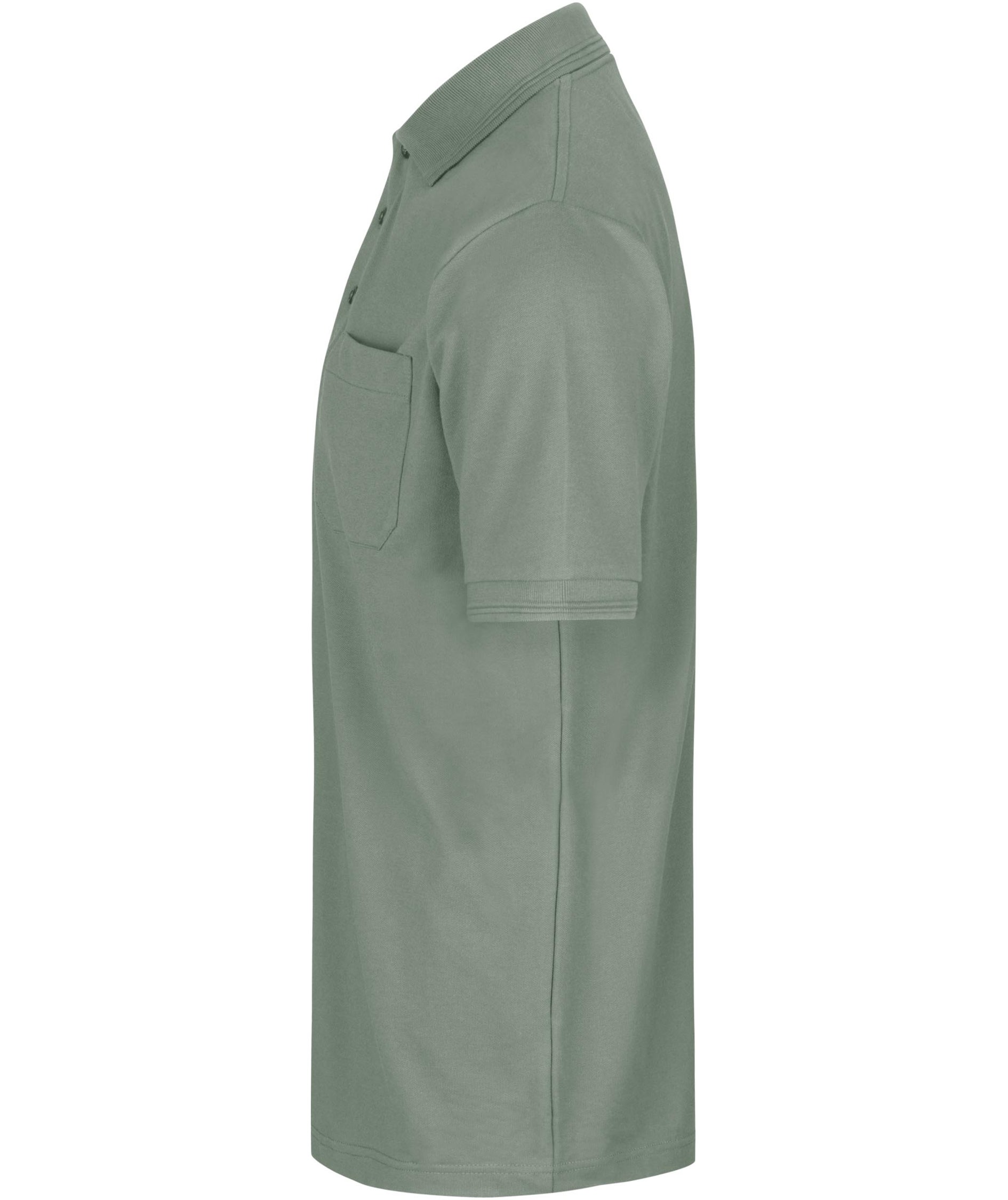 ID PRO Wear Poloshirt mit Brusttasche, Staubiges Gr&uuml;n, Staubiges Gr&uuml;n, large image number 2