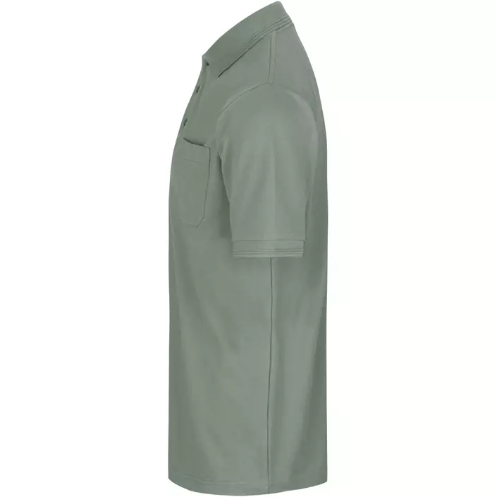 ID PRO Wear Polo shirt with chest pocket, Dusty green, large image number 2