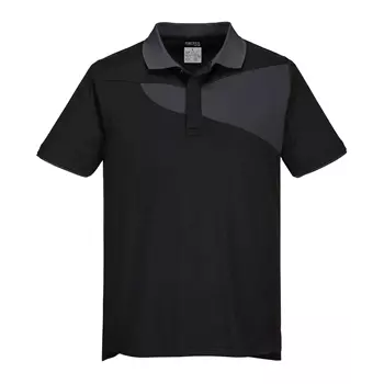 Portwest PW2 polo shirt, Black/Grey