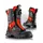 VM Footwear Red Fighter safety boots, Black/Red, Black/Red, swatch