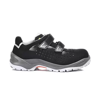 Elten Impulse grey easy safety sandals S1, Black