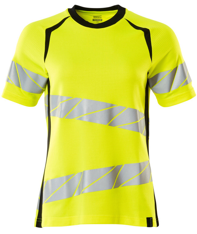Mascot Accelerate Safe women's T-shirt, Hi-vis Yellow/Black
