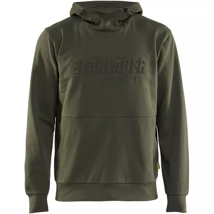 Blåkläder hoodie 3D, Skogsgrön, large image number 0