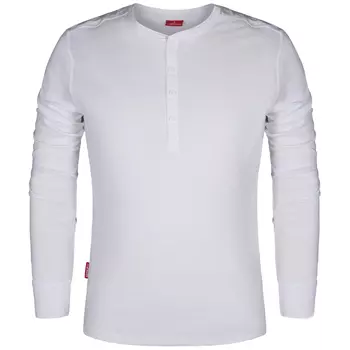 Engel Extend langærmet Grandad T-shirt, Hvid