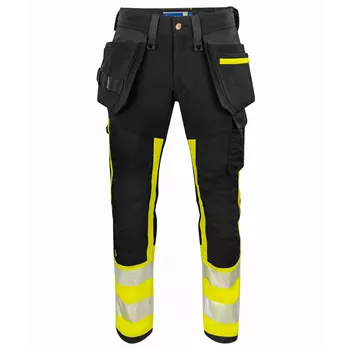 ProJob craftsman trousers 6540, Hi-vis Yellow/Black