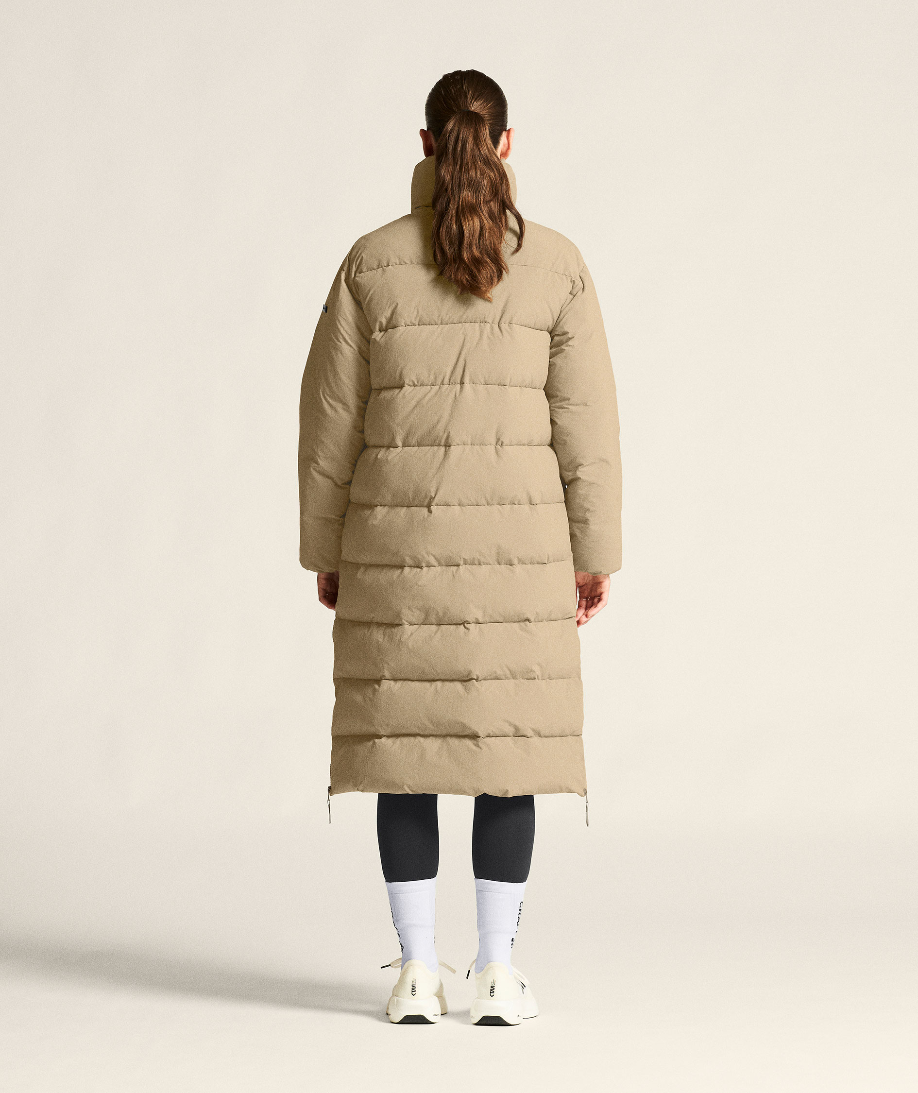 Craft Urban l&aring;ng vadderad vinterjacka dam, Taupe, large image number 10