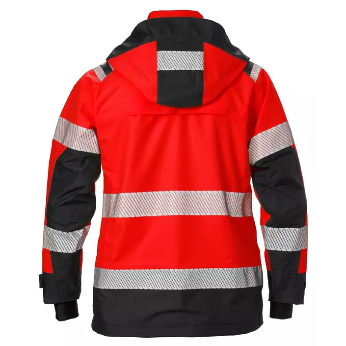 Fristads Airtech women's shell jacket 4518, Hi-Vis red/black, large image number 1