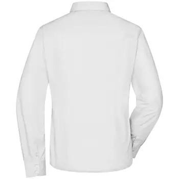 James & Nicholson modern fit Damen Hemd, Weiß