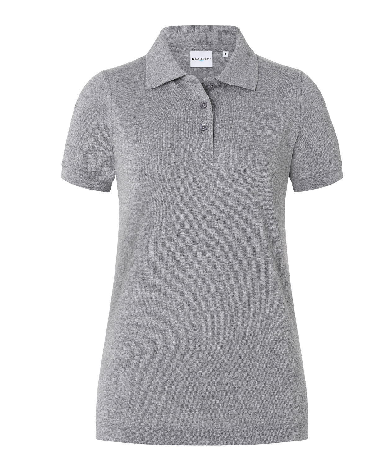 Karlowsky dame polo T-shirt, Lysegr&aring;, large image number 0