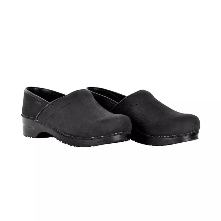 Sanita Prof clogs, Black, large image number 0