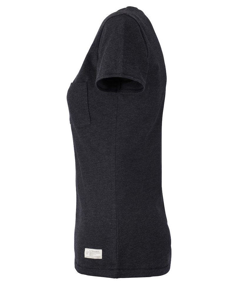 Cutter & Buck Pacific City women's T-shirt , Anthracite melange, large image number 3