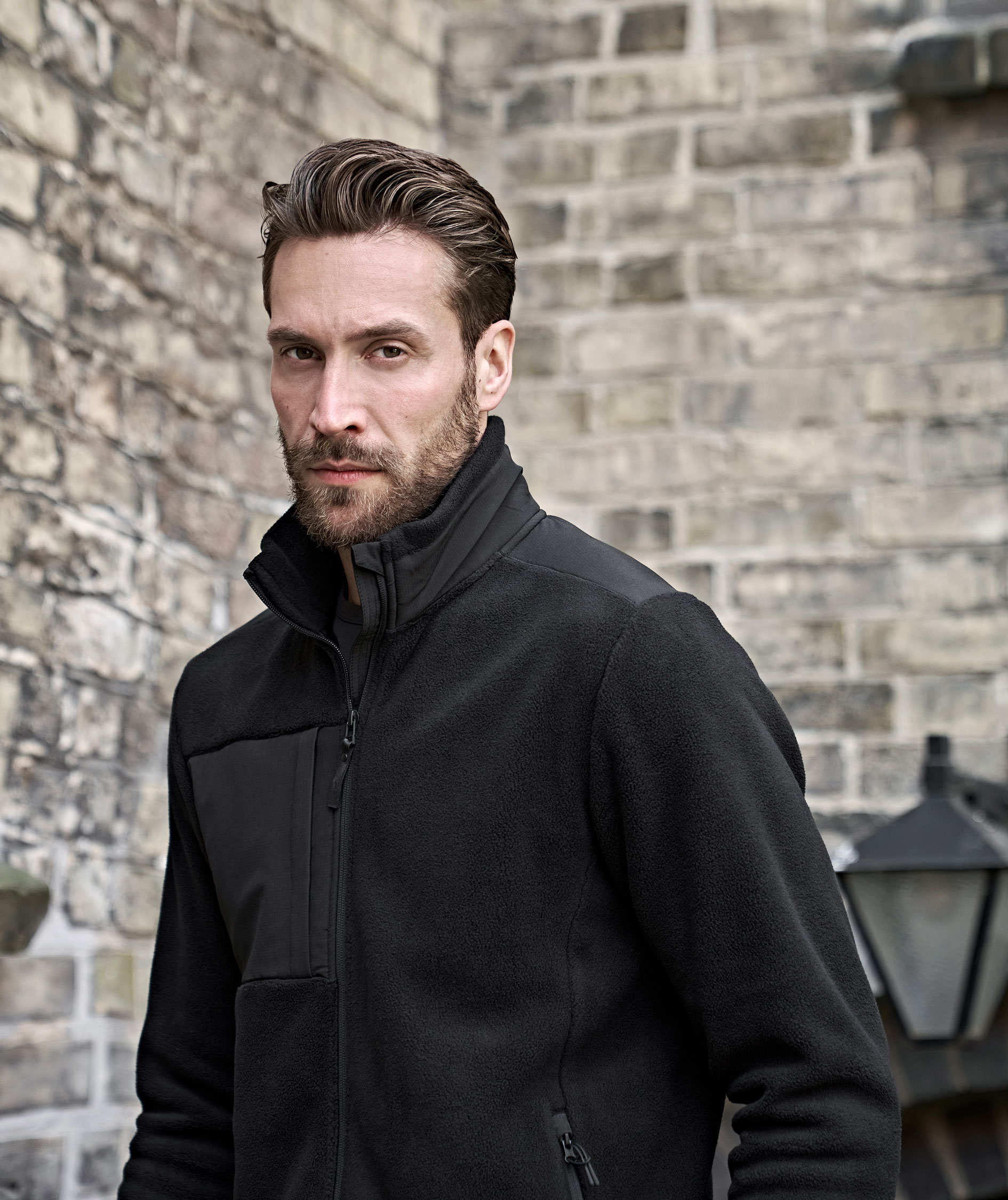 Tee Jays Mountain fleece jacket, Black, large image number 8