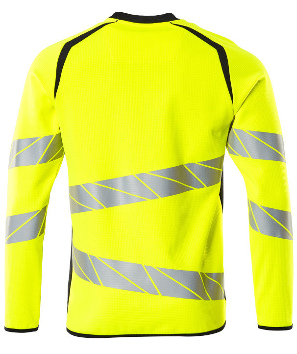 Mascot Accelerate Safe sweatshirt, Hi-Vis Gul/M&oslash;rk Marine